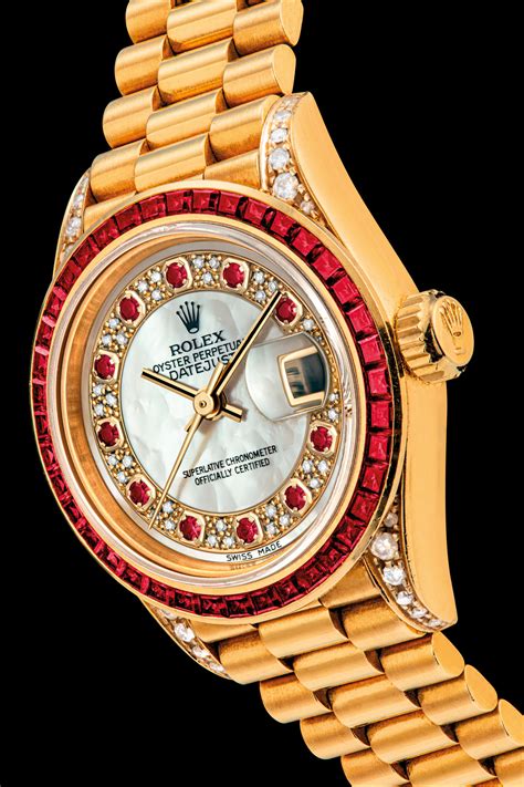 rolex watch with ruby chips|rolex diamond set watches.